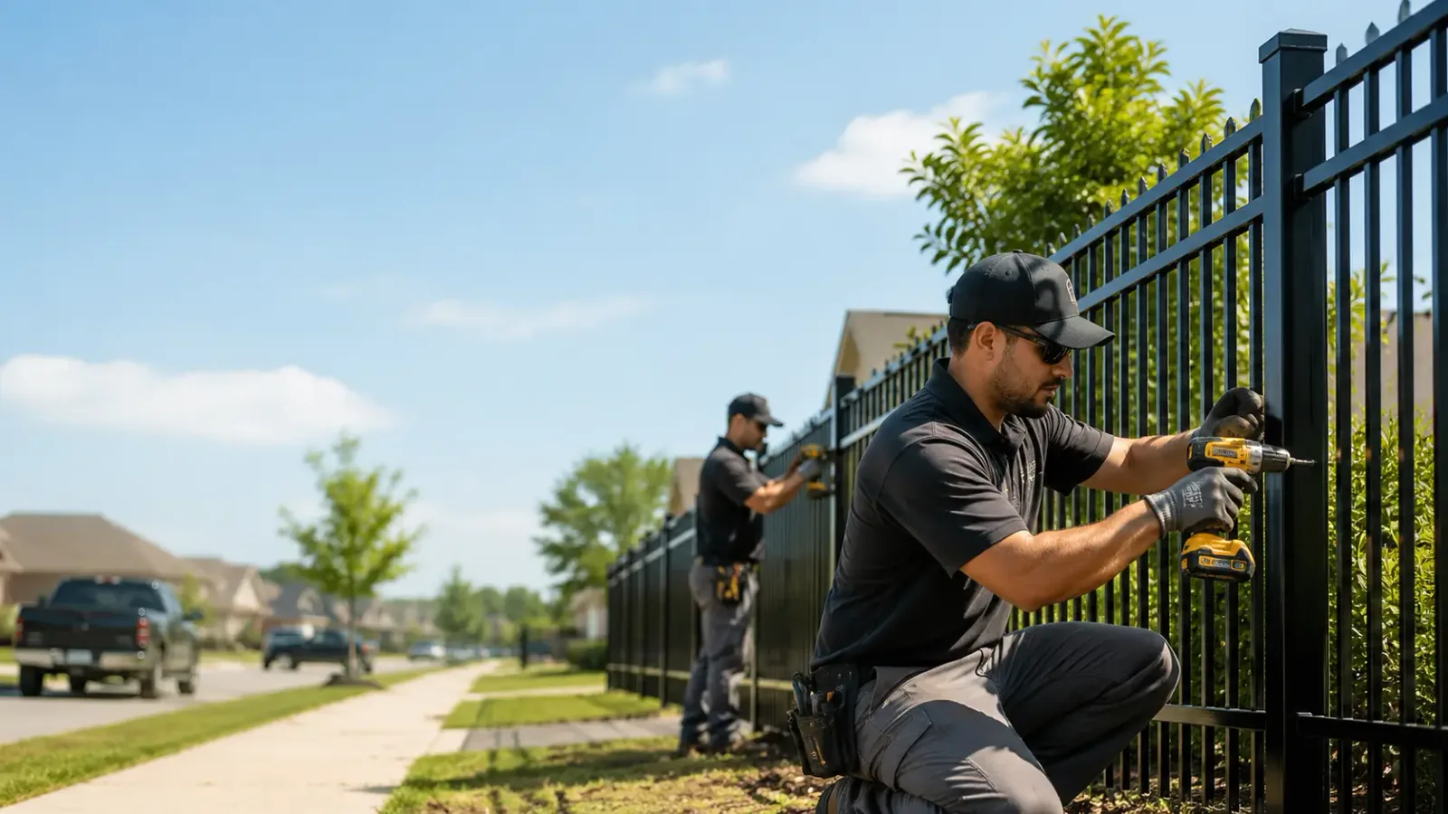 Metal Fence Installation in Lakewood, WI